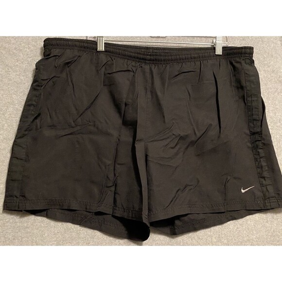 Nike Other - Nike Dri Fit Shorts Mens XL Black Briefs Activewear Polyester Pull On Drawstring